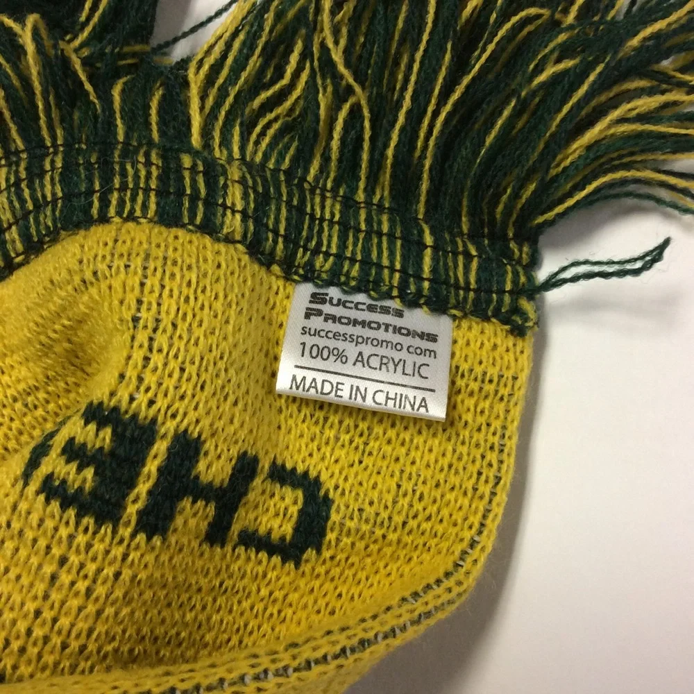 Oakland A’s Cespedes #52 Green/Yellow Unisex Scarf